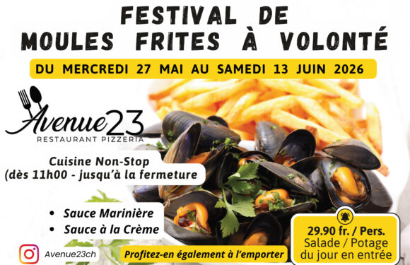 Avenue 23 – Festival de moules Avenue 23 – Festival de moules