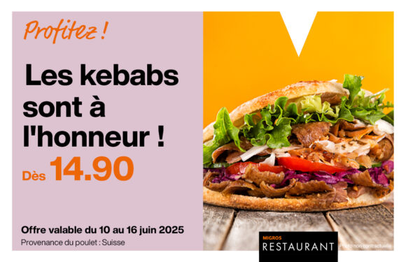 Migros Restaurant – Offre kebabs