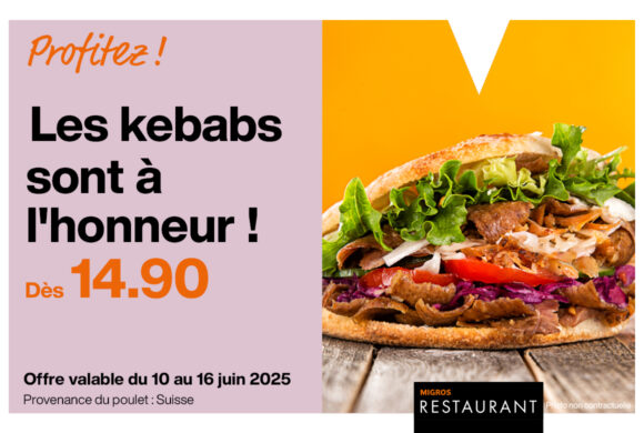 Migros Restaurant – Offre kebabs